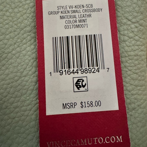 Vince Camuto Crossbody purse in mint green - Picture 3 of 3